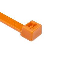 HellermannTyton T120R3H4 Cable Ties Heavy Duty MilSpec Cable Tie, 15" Long, MS3367, UL Rated, 120lb Tensile Strength, PA66, Orange, 500/pkg