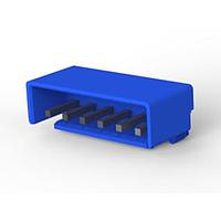 AMP Connectors - TE Connectivity 1744486-6 Shrouded 06P EP SHRD HDR ASMY, BLUE