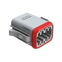 Amphenol SINE Systems AT06-08SA Connectors Plug, 8 Way, Key A