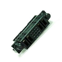 Amphenol Commercial Products G20F204000HR Power to the Board Energy Razor, Female R/A Solder Tail