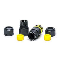 Amphenol LTW SC-L-PG11-02-YW Connectors PG11-02 YELLOW SEAL 2P SCREW 6.6-8.5MM