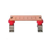 Wakefield Thermal SCGB-3KT Ground Bar Kits Ground Bar Kit, 22 Holes, Copper, Bare, 10" L, 4" W, 4" H, 0.25" Thickness