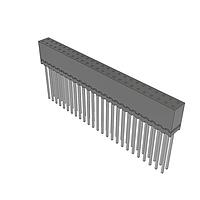 Samtec ESQT-125-02-F-D-309 Elevated Socket FleXYZ(TM) Flexible-Height Socket Strip