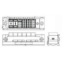 AMP Connectors - TE Connectivity 591629-1 Module Mounting Tracks - Standard TJ FRAME ASSY