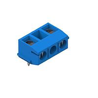 Wurth Elektronik 691106800002 Wire Protectors WR-TBL 10.0mm pitch Modular THT Blue Vertical cable entry Wire Protector 7.5mm height 2P