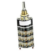 Grayhill 08MS36-02-1-02N Rotary Switches 08MS36-02-1-02N panel seal, PC mount, 36&deg;, 1 deck, 2 pole/deck, 3 positions/pole, non-shorting