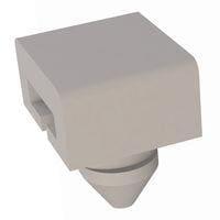 Essentra Components 23TA00110 Cable Tie Mounts Cable Tie Holder, Snap In, .250 Hole, .062 Panel