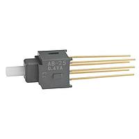 NKK Switches AB25AW Sealed DPDT ON-(ON) EXTENDED PC .4VA