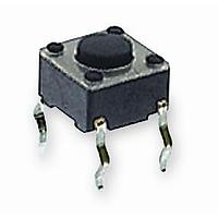 E-Switch TL1105JAF250Q1DBLK Tactile Switches Thru hole 6mmx6mm BLK Cap