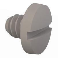 Essentra Components 010632B015 Machine Screw Binder Slotted Screw, #6-32 Thread, 5/32 in Lg