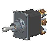 Carling Technologies STJ1E4-53 Toggle Switches 16A 12/24V ON-OFF-ON 1P Scrw Cage Clmps