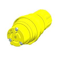 Molex 1301460221 AC Power Plugs & Receptacles L5-15R WT MOTOR BASE CONN