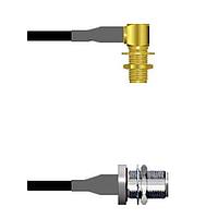 Amphenol Custom Cable Q-2P01T0003084i RF Cable Assemblies SMA-RJB/N-SJB G174 84I