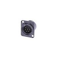 NEUTRIK NC6MD-L-BAG-1 Receptacles 6P M RECEPT DL1 SER SODR CUPS BLK/SILV