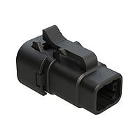 Amphenol SINE Systems ATM06-4S-SF01BLK Connectors A SERIES-ATM-CONNECTOR ENDCAPS