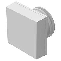 EAO 704.708.9 Cap IND SQ FLUSH MNT W-CLR LENS