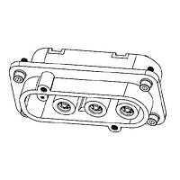 Amphenol Industrial ER22BB11 ePower 2P ePower 200A Receptacle Busbar