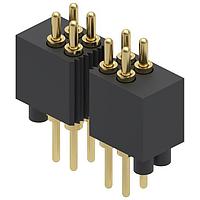 Mill-Max 855-22-040-10-001101 Spring-Loaded 40P 2R THRU-HOLE .350 HEIGHT CONN