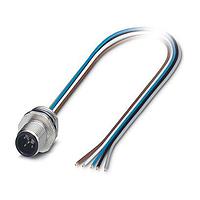 PHOENIX CONTACT 1671111 Straight M12 BLHD PLG 5P W/CB