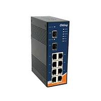 ORing IES-3082GP Managed Ethernet Switches 10-port managed switch; 8FE + 2 100/1000 SFP socket