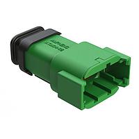 Amphenol SINE Systems ATM04-08PC-SR1GN Connectors 8 Pin Rec Position C w/Strn Rlf