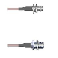 Amphenol Custom Cable Q-0A025000H084i RF Cable Assemblies BNC-SJB/N-SJB G142 84I