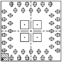 NXP MKM14Z128ACHH5 MCUs Kinetis KM14: 50MHz Cortex-M0+ Metrology MCU, 128KB Flash, 16KB SRAM, 44-LGA