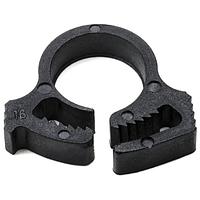 HellermannTyton SNP1.5GHS0C2 Conduit Clips Snapper Hose Clamp, 0.32 - 0.35" Bundle Diameter, PA66GF13, Black, 100/pkg