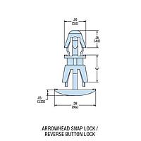 Heyco 10422F PCB Support HLCBSC12-2-10 V-0 NATURAL