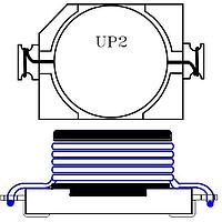 Eaton UP2-680-R Power Inductor UP SZ 268UH1.2A