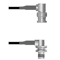Amphenol Custom Cable Q-0D0480003060i RF Cable Assemblies BNC-RP/TNC-RJB G174 60I