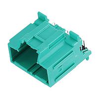 Molex 34691-6203 Shrouded STAC64 RA PAP HDR 20 CKT GRN POL D