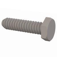 Essentra Components 010440H043 Machine Screw Hex Unslotted Bolt, #4-40 Thread, 7/16 Lg