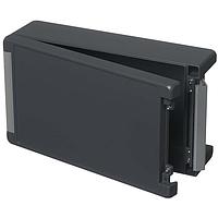 BOPLA 00126334 Enclosures for Industrial Automation ENCLOSURE, BOCUBE ALU, 299 X 173 X 90MM, GR GRAY, HINGED LID, MEM, ALUMINUM, BA 281709 F-7024