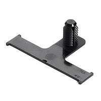 HellermannTyton 151-02457 Standoff building Clip Standoff Bundling Clip, 2.36" Long, Panel Thickness 0.020.23", PA66HIRHS, Black, 5,000/carton