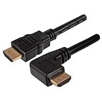 Stewart Connector BC-HHR010M HDMI Cables HDMI 1.4 Male to HDMI 1.4 Right Angle Male Cable  1m