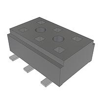 Samtec CLT-103-02-L-D-A-TR Sockets Low Profile Dual-Wipe Socket