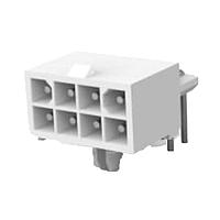 AMP Connectors - TE Connectivity 1586612-1 Pin & Socket Connectors HDR 8 POS R/A MINI