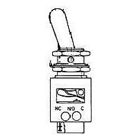 Honeywell 31AT43-T Toggle Switches Toggle SW DPDT 2POS SOLD T type Term