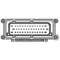 AMP Connectors - TE Connectivity 1-967280-1 Headers MESSERLEISTE MIX42P
