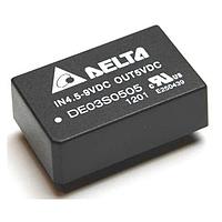 Delta Electronics, Inc. DE03D0505A Isolated DC/DC Converter, +/-5Vout, 3W
