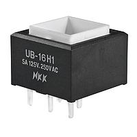 NKK Switches UB16SKW035D Pushbutton Switches LOW PROFILE PSHBTTN ILLMNTD/PC AND SLDR