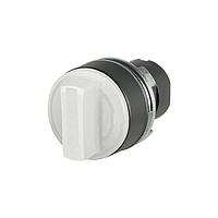 EAO 46-2W0S.1CN0.004 Knob Actuator, oe 22.3 mm, oe 30 mm, illuminative, White, short, round, Black, Plastic, Momentary - Rest - Momentary, IP65, IK03