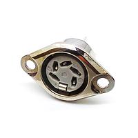 Deltron 630-0510 Chassis Mount DIN Connectors SCKT 5C 60 DEG NKL