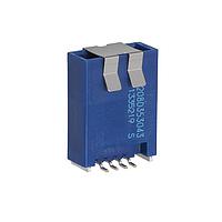 Molex 208035-2043 Headers ConnTAK50 Hdr Sgl Row Vert Surface Mount 4 CKT Key C Blue