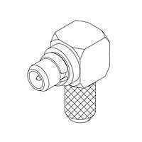 Molex 73415-1123 RF Connectors MMCX PLUG R/A CABLE RG316