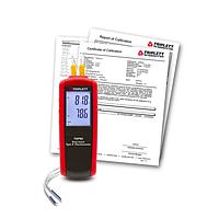 Triplett TMP60-NIST Dual Input Type K/J Thermometer (Type K: -200 ~ 1372°C, Type J: -210 ~ 1100°C, N.I.S.T)
