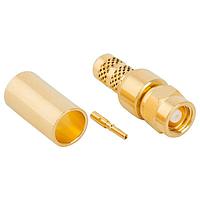 Amphenol RF 152134 Connectors SMC STRT CABLE PLUG RG58 50 OHM GOLD