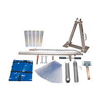 Eijkelkamp 04.17 Split tube sampler set - surface sampling, conical screw (40 cm, 50 mm, 35 kg)