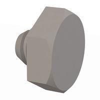 Essentra Components 010632H009 Cap Screw Hex Unslotted Bolt, #6-32 Thread, 3/32 Lg